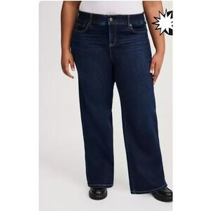 Torrid Bombshell Wide Leg Jeans Super‎ Soft High-Rise Dark Wash 20
